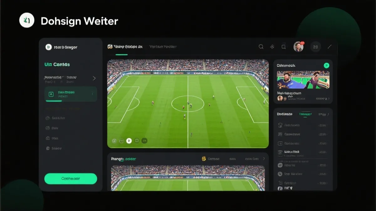 APP比赛中心界面预览